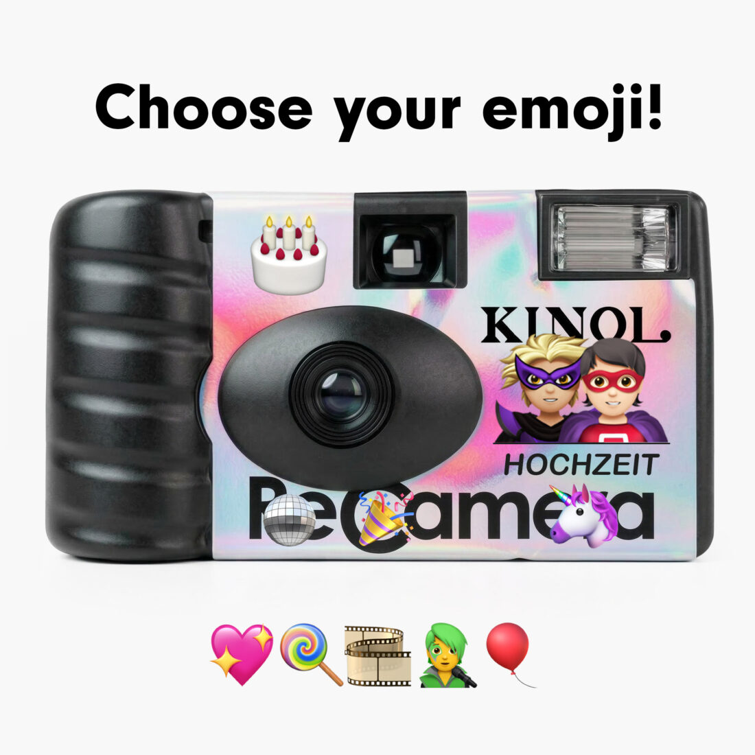 10x Wedding Disposable Cameras - Kinol ReCamera Wedding Set