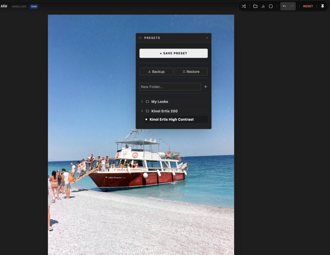 Kinol Box - Free app for digitizing of negatives