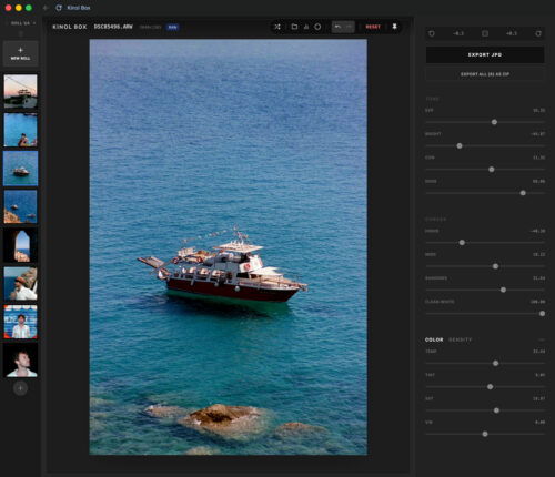 Kinol Box App - digitizing app for analog film negatives